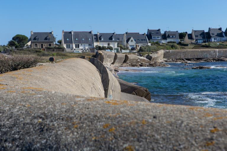 Ploemeur Le Courégant vestiges du mur de l'Atlantique