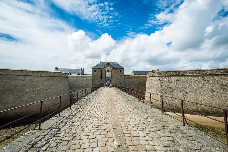 Balade sur les remparts de la citadelle de Port-Louis