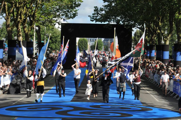 Festival Intercéltico de Lorient, en Bretaña del Sur (Morbihan)