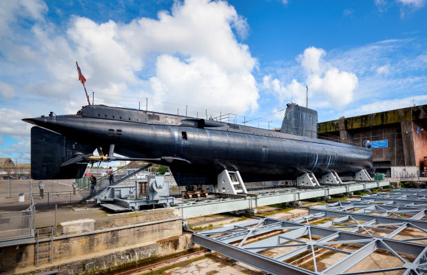 Lorient La Base: el submarino