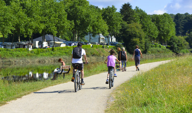 Lorient Bretagne Sud, balade en vélo sur les chemins de halage de la rivière du Blavet