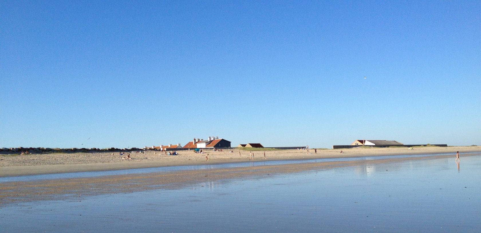 La grande plage de Gâvres.