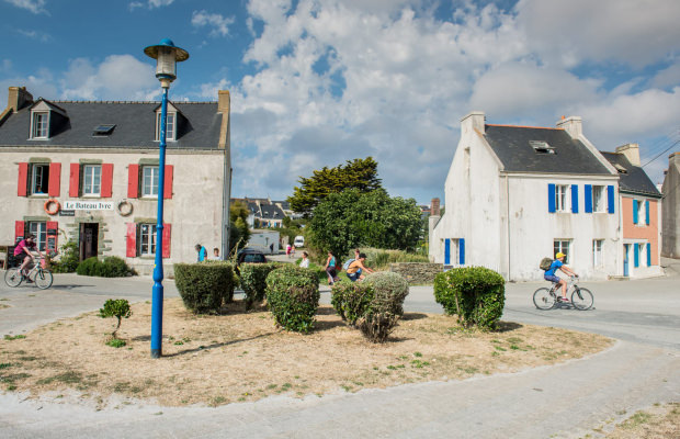 Café Le bateau Ivre à Locmaria, Ile de Groix.