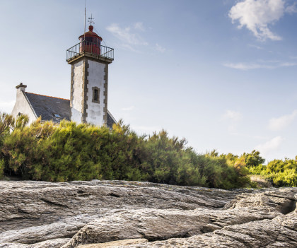 Phare de la Pointe des chats, à l'île de Groix.