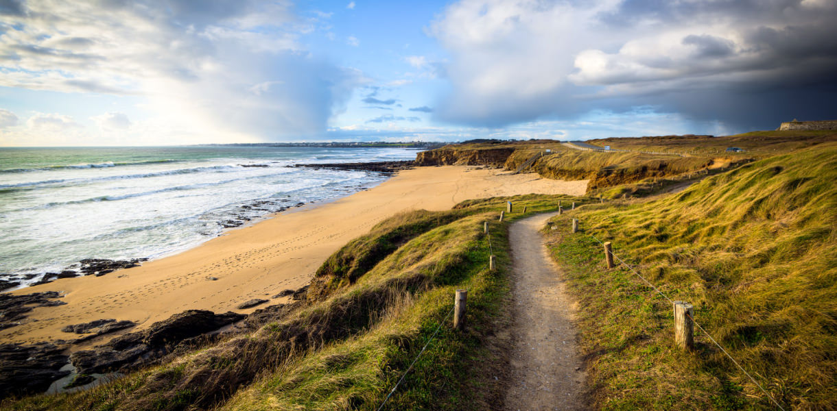 La Crique des amoureux à Guidel-Plages.