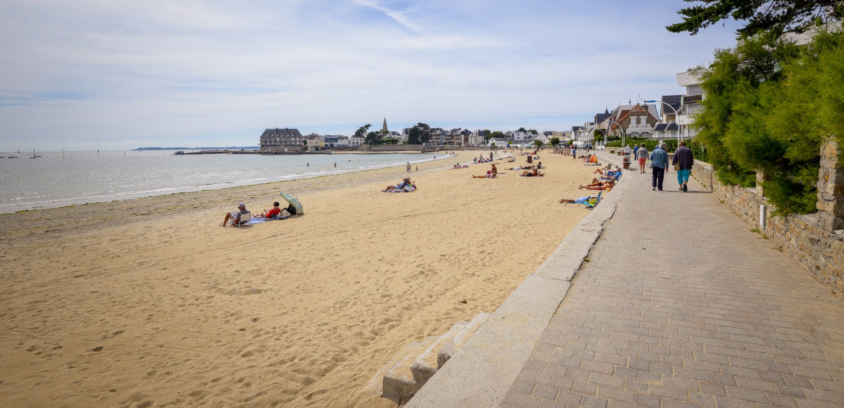 Plage de Toulhars à Larmor-Plage